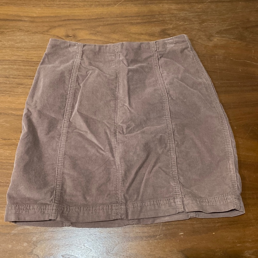 corduroy free people mini skirt